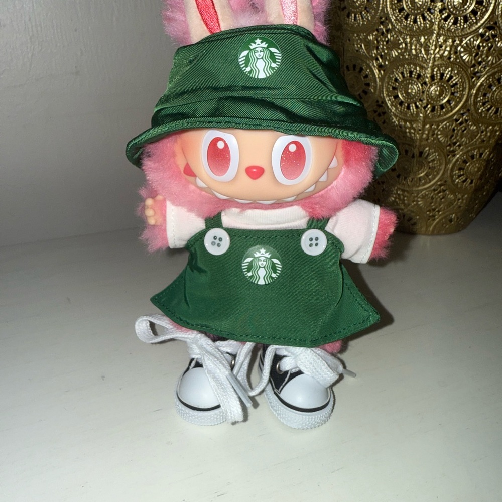 Starbucks Labubu Outfit